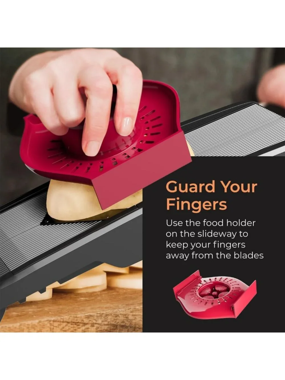 Adjustable Mandoline Slicer for Kitchen - Versatile Vegetable & Cheese Grater